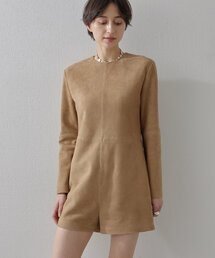 Whim Gazette（ウィムガゼット）の「スエードミニオールインワン（つなぎ/オールインワン）」