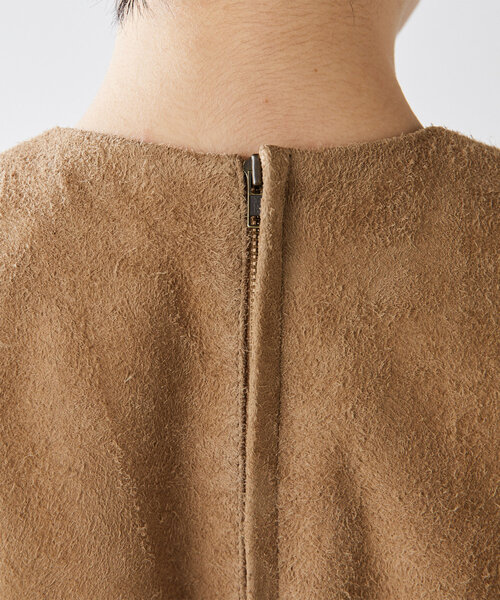 Whim Gazette（ウィムガゼット）の「スエードミニオールインワン（つなぎ/オールインワン・レディース・キャメル・FREE）」の18枚目の写真