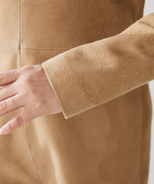 Whim Gazette（ウィムガゼット）の「スエードミニオールインワン（つなぎ/オールインワン・レディース・キャメル・FREE）」の19枚目の写真