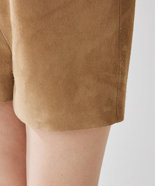 Whim Gazette（ウィムガゼット）の「スエードミニオールインワン（つなぎ/オールインワン・レディース・キャメル・FREE）」の20枚目の写真