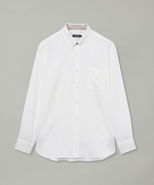 BLACK LABEL CRESTBRIDGE（ブラックレーベル・クレストブリッジ）の「スマートテックオックスボタンダウンシャツ（シャツ/ブラウス・メンズ・ネイビー/ブラック/オフホワイト・M/L/S/XL）」の9枚目の写真