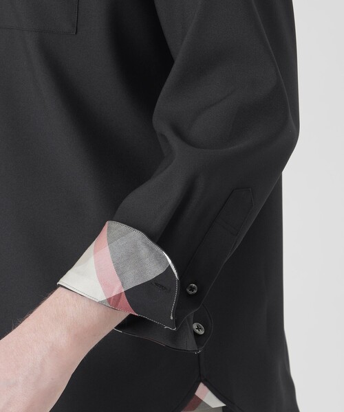 BLACK LABEL CRESTBRIDGE（ブラックレーベル・クレストブリッジ）の「スマートテックオックスボタンダウンシャツ（シャツ/ブラウス・メンズ・ネイビー/ブラック/オフホワイト・M/L/S/XL）」の14枚目の写真