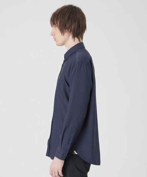 BLACK LABEL CRESTBRIDGE（ブラックレーベル・クレストブリッジ）の「スマートテックオックスボタンダウンシャツ（シャツ/ブラウス・メンズ・ネイビー/ブラック/オフホワイト・M/L/S/XL）」の17枚目の写真