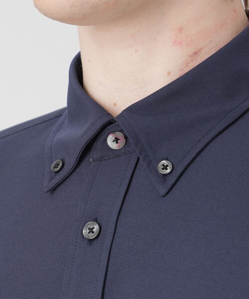 BLACK LABEL CRESTBRIDGE（ブラックレーベル・クレストブリッジ）の「スマートテックオックスボタンダウンシャツ（シャツ/ブラウス・メンズ・ネイビー/ブラック/オフホワイト・M/L/S/XL）」の19枚目の写真