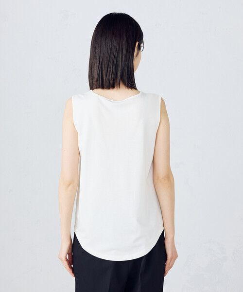 COMME CA ISM(コムサイズム)の「ベーシックタンクトップ(タンクトップ・レディース・ブラック/ホワイト・MEDIUM/LARGE)」の10枚目の写真