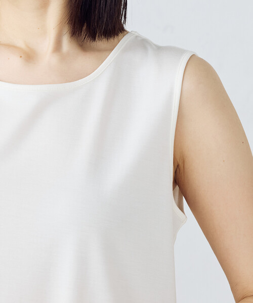 COMME CA ISM(コムサイズム)の「ベーシックタンクトップ(タンクトップ・レディース・ブラック/ホワイト・MEDIUM/LARGE)」の12枚目の写真