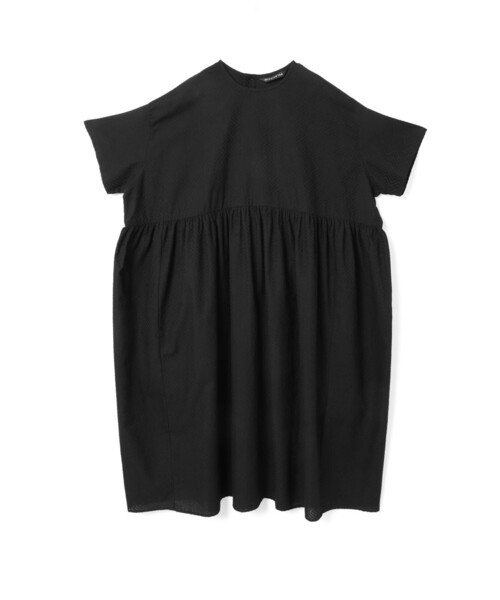 セール】mizuiro ind カットジャガードクルーネックギャザー