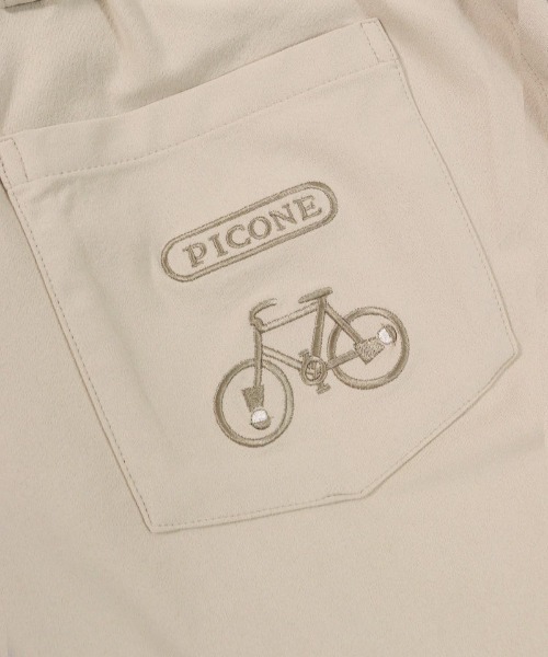 Picone CLUB(ピッコーネクラブ)の「バックポケット刺繍パンツ(その他パンツ・レディース・ライトパープル/ベージュ/ブラック/ホワイト・LL/M/L)」の17枚目の写真