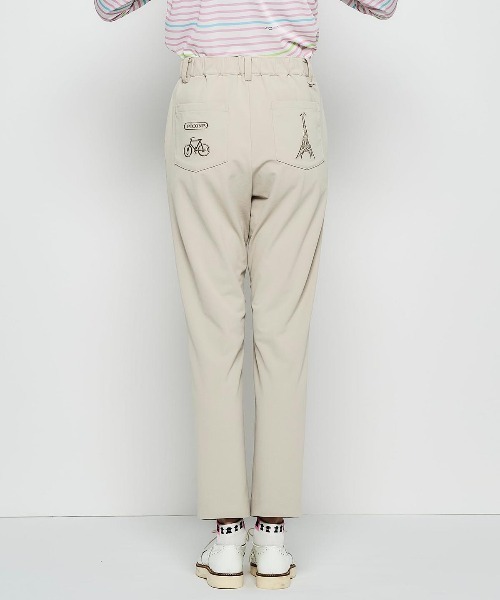 Picone CLUB(ピッコーネクラブ)の「バックポケット刺繍パンツ(その他パンツ・レディース・ライトパープル/ベージュ/ブラック/ホワイト・LL/M/L)」の20枚目の写真