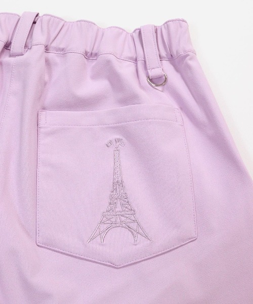 Picone CLUB(ピッコーネクラブ)の「バックポケット刺繍パンツ(その他パンツ・レディース・ライトパープル/ベージュ/ブラック/ホワイト・LL/M/L)」の11枚目の写真