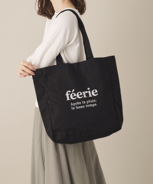 ITS'DEMO（イッツデモ）の「【A4対応／推し活】カラーキャンバス刺繍トート（トートバッグ・レディース・ピンク系/パープル系4/ブラック/アイボリー/ブルー・00）」の3枚目の写真