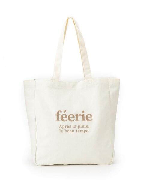 ITS'DEMO（イッツデモ）の「【A4対応／推し活】カラーキャンバス刺繍トート（トートバッグ・レディース・ピンク系/パープル系4/ブラック/アイボリー/ブルー・00）」の15枚目の写真