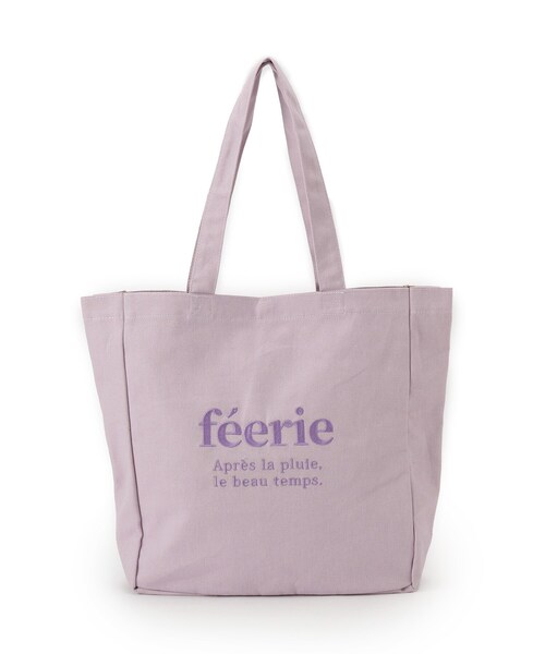 ITS'DEMO（イッツデモ）の「【A4対応／推し活】カラーキャンバス刺繍トート（トートバッグ・レディース・ピンク系/パープル系4/ブラック/アイボリー/ブルー・00）」の19枚目の写真