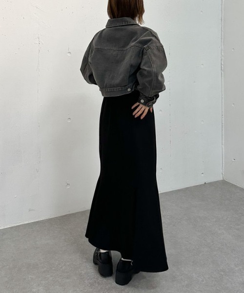 archives（アルシーヴ）の「ベルトマーメイドキャミワンピース（ワンピース・レディース・グレー/アイボリー/ブラック・MEDIUM）」の10枚目の写真