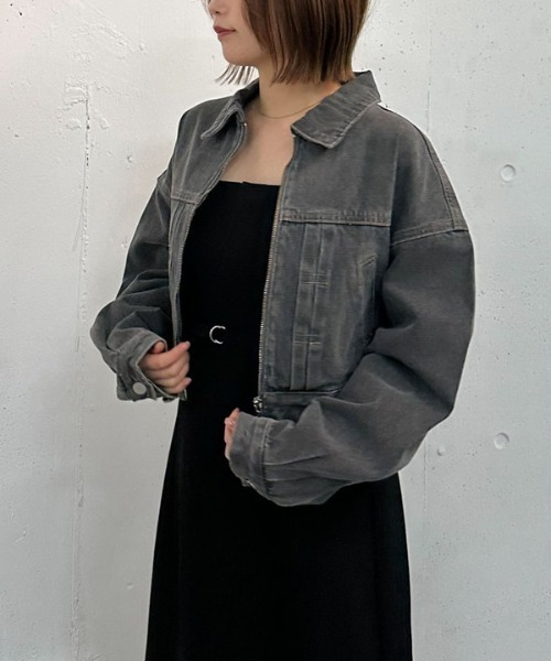 archives（アルシーヴ）の「ベルトマーメイドキャミワンピース（ワンピース・レディース・グレー/アイボリー/ブラック・MEDIUM）」の11枚目の写真