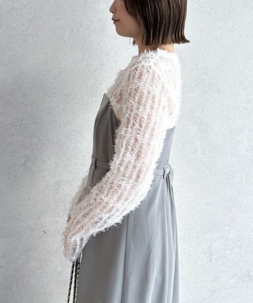 archives（アルシーヴ）の「ベルトマーメイドキャミワンピース（ワンピース・レディース・グレー/アイボリー/ブラック・MEDIUM）」の21枚目の写真