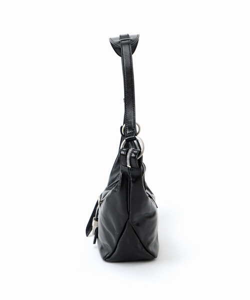 [Margesherwood] マージシャーウッド ショルダーバッグ Bag Margesherwood ] / ☆ HOBO SHOULDER / washed black (MARGE