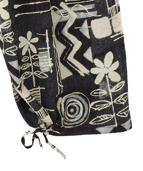 ROSE BUD（ローズバッド）の「(CREOLME)PRINT COMBINAISON（つなぎ/オールインワン・レディース・ブラウン/ネイビー・ONE SIZE）」の15枚目の写真