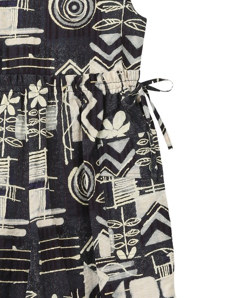 ROSE BUD（ローズバッド）の「(CREOLME)PRINT COMBINAISON（つなぎ/オールインワン・レディース・ブラウン/ネイビー・ONE SIZE）」の16枚目の写真