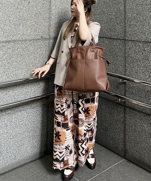 セール】(CREOLME)PRINT COMBINAISON（つなぎ/オールインワン