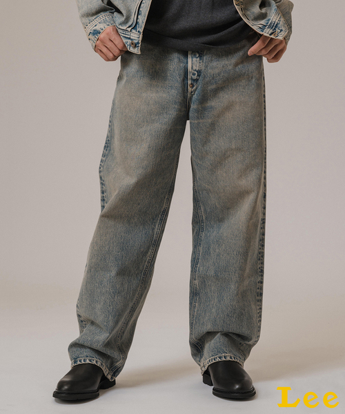 Lee(リー)の「Lee for BOUCLE 別注 カウボーイバギーパンツ フェード(デニムパンツ・メンズ・サックスブルー/ブラック系その他・36/34/32/30/38)」の20枚目の写真