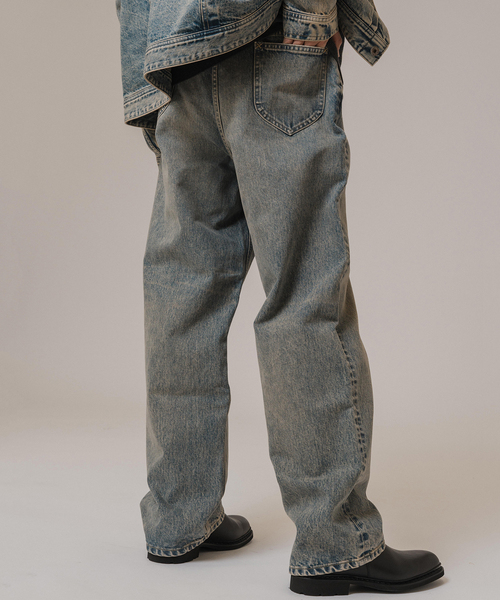 Lee for BOUCLE 別注 カウボーイバギーパンツ フェード（デニム
