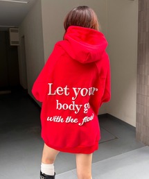 【24時間限定価格】バックロゴドルマンパーカーワンピース バックロゴドルマンパーカーワンピース SPIRALGIRL│SPIRALGIRL