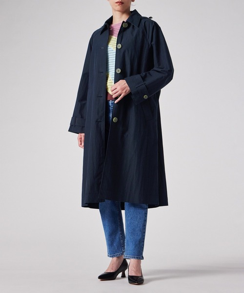 セール】ウィメンズ タフタ ライト ロングコート / 155320 JK346