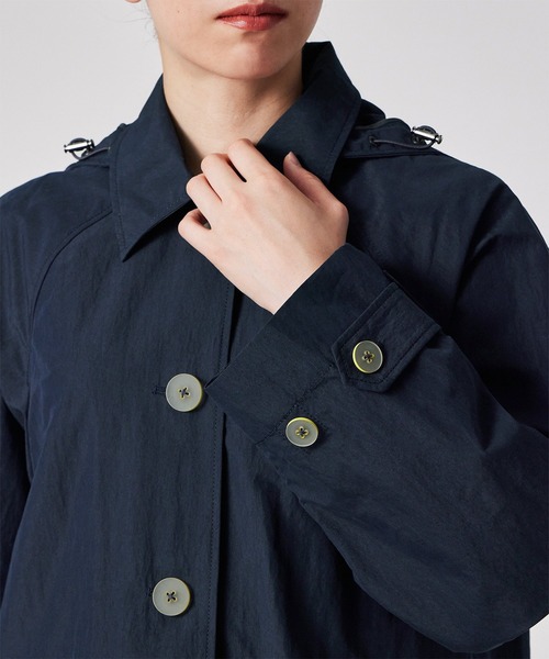 セール】ウィメンズ タフタ ライト ロングコート / 155320 JK346