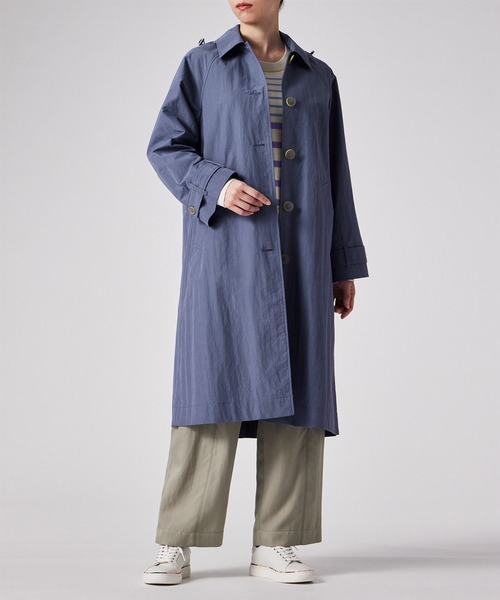 セール】ウィメンズ タフタ ライト ロングコート / 155320 JK346