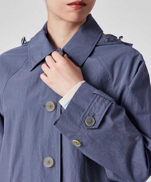 セール】ウィメンズ タフタ ライト ロングコート / 155320 JK346