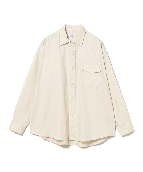 ORCIVAL（オーシバル）の「ORCIVAL / コットンツイル CPOシャツ（シャツ/ブラウス・メンズ・ネイビー/オフホワイト・4/5）」の3枚目の写真