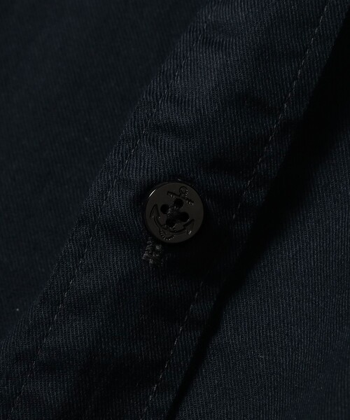 ORCIVAL（オーシバル）の「ORCIVAL / コットンツイル CPOシャツ（シャツ/ブラウス・メンズ・ネイビー/オフホワイト・4/5）」の10枚目の写真