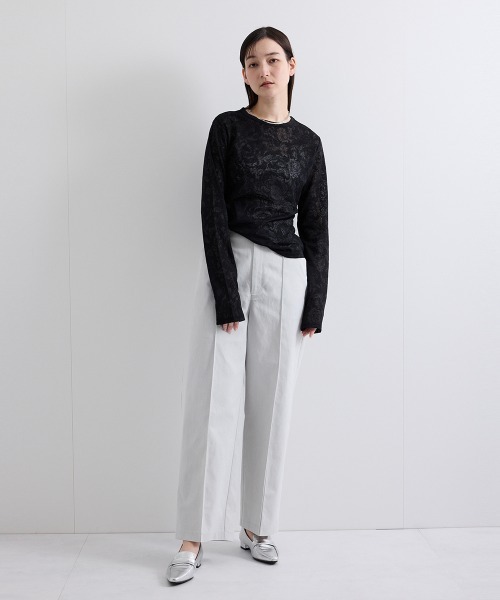 ketty(ケティ)の「デニムライクカラーツイルパンツ≪手洗い可能≫(その他パンツ・レディース・ライトグレー/チャコールグレー/ピンク・M)」の16枚目の写真