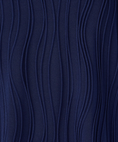 COMME CA ISM（コムサイズム）の「クルーネック　ストレッチプリーツカットソー / セットアップ対応（Tシャツ/カットソー・レディース・ブルー/アイボリー/ブラック・MEDIUM/LARGE）」の22枚目の写真