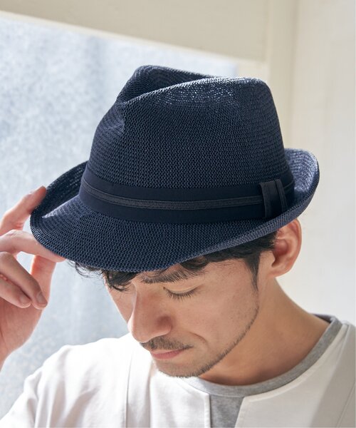 ikka（イッカ）の「ドライサーモ中折ハット（ハット・メンズ・グレー/チャコールグレー/ダークグリーン/ブラック/ネイビー/ベージュ/ブラウン・FREE）」の9枚目の写真