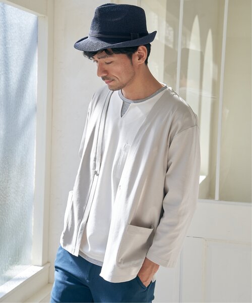 ikka（イッカ）の「ドライサーモ中折ハット（ハット・メンズ・グレー/チャコールグレー/ダークグリーン/ブラック/ネイビー/ベージュ/ブラウン・FREE）」の10枚目の写真