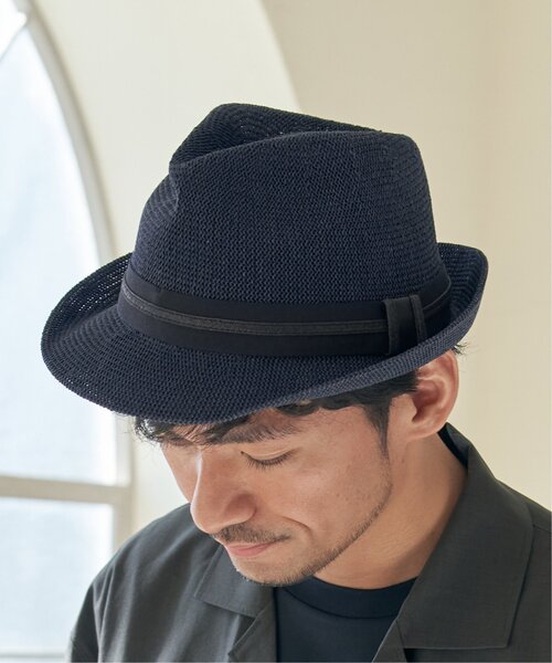 ikka（イッカ）の「ドライサーモ中折ハット（ハット・メンズ・グレー/チャコールグレー/ダークグリーン/ブラック/ネイビー/ベージュ/ブラウン・FREE）」の12枚目の写真