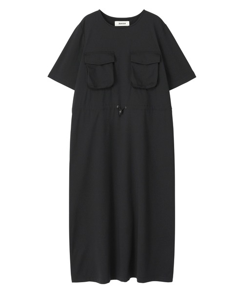 【美品】ZUCCa ズッカ 25SS サッカーチェックジャージィー ワンピース セール】サッカーチェックジャージィー/ワンピース / S