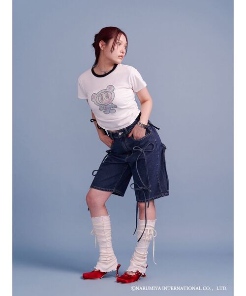 ANGELBLUE(エンジェルブルー)×jouetie】ドロストTシャツ（T