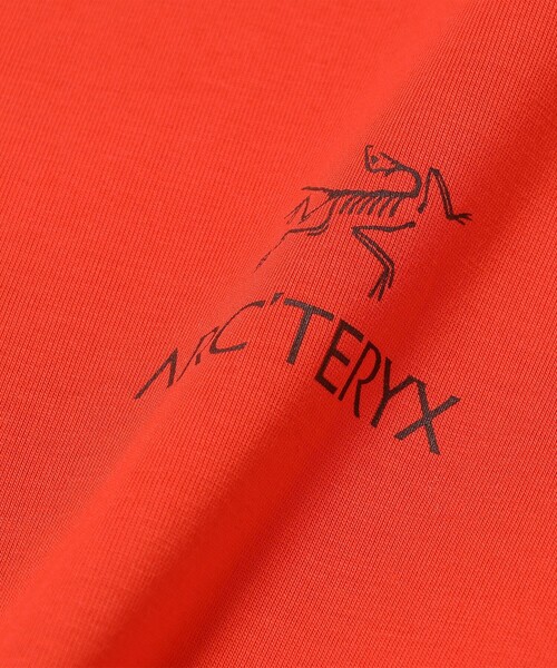 ARC'TERYX(アークテリクス)の「ARC’TERYX / Kragg SL Cotton Bird Word SS(Tシャツ/カットソー・メンズ・ブラック/ネイビー/レッド/ホワイト・SMALL/LARGE/X-LARGE/MEDIUM)」の17枚目の写真