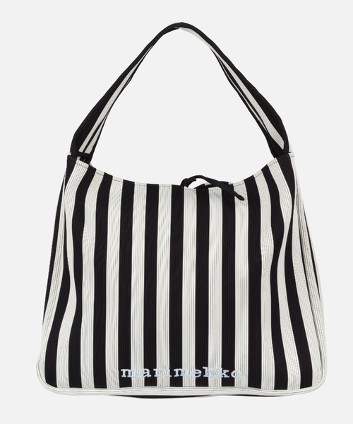 marimekko（マリメッコ）の「【ノベルティ付】Merirosvo / Knitted Shoulderbag Large（ショルダーバッグ・レディース・ブラック×ホワイト/ブルー系その他・FREE）」の4枚目の写真