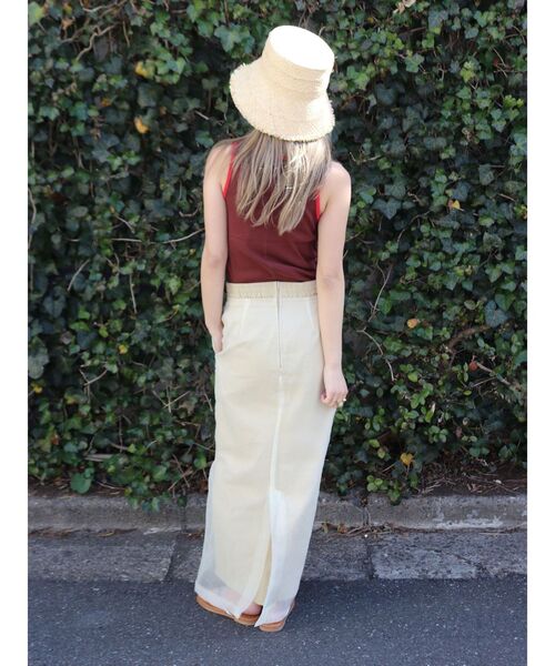 Ungrid（アングリッド）の「【WEB限定】バイカラーロゴタンクトップ（タンクトップ・レディース・ライトグレー/ブラウン/チャコールグレー・FREE）」の18枚目の写真