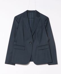 【ウォッシャブル】シャークスキン ノッチドラペル1釦ジャケット