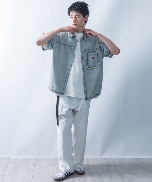 NATAL DESIGN デニムシャツ ONE WASH / Mサイズ 半袖 20240514_1715695206918638l.JPG