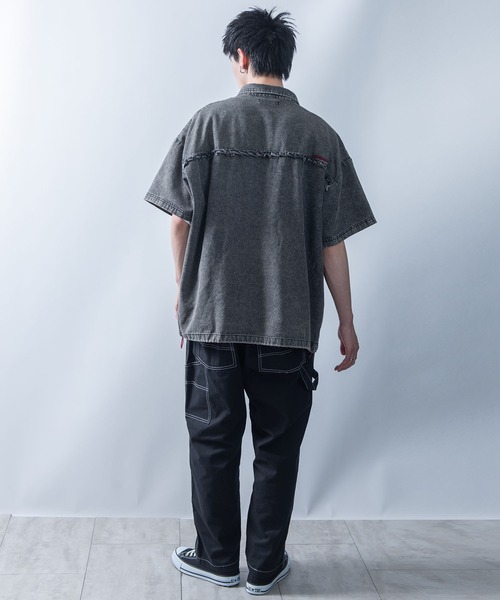 NATAL DESIGN デニムシャツ ONE WASH / Mサイズ 半袖 natal design ネイタルデザイン NATAL DESIGN シャツ デニム