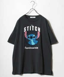 Disney（ディズニー）キャラクター刺繍・サガラ刺繍ビッグシルエットＴシャツ レディース/ミッキーマウス ミニーマウス スティッチ