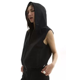 WESTBOY（ウエストボーイ）の「フード付きテックベスト ジップアップ ユニセックス FKF25S1OT15【FUNKYFUN】【2025SS】（ベスト・メンズ）」