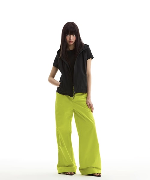 WESTBOY（ウエストボーイ）の「フード付きテックベスト ジップアップ ユニセックス FKF25S1OT15【FUNKYFUN】（ベスト・メンズ・ブラック・XL/M/L）」の11枚目の写真