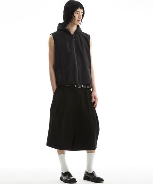 WESTBOY（ウエストボーイ）の「フード付きテックベスト ジップアップ ユニセックス FKF25S1OT15【FUNKYFUN】（ベスト・メンズ・ブラック・XL/M/L）」の18枚目の写真